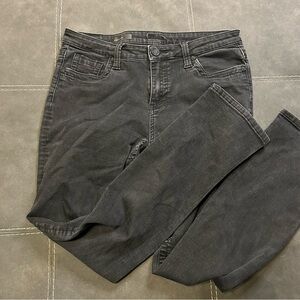 Kut from the Kloth Dark Gray Skinny Jeans